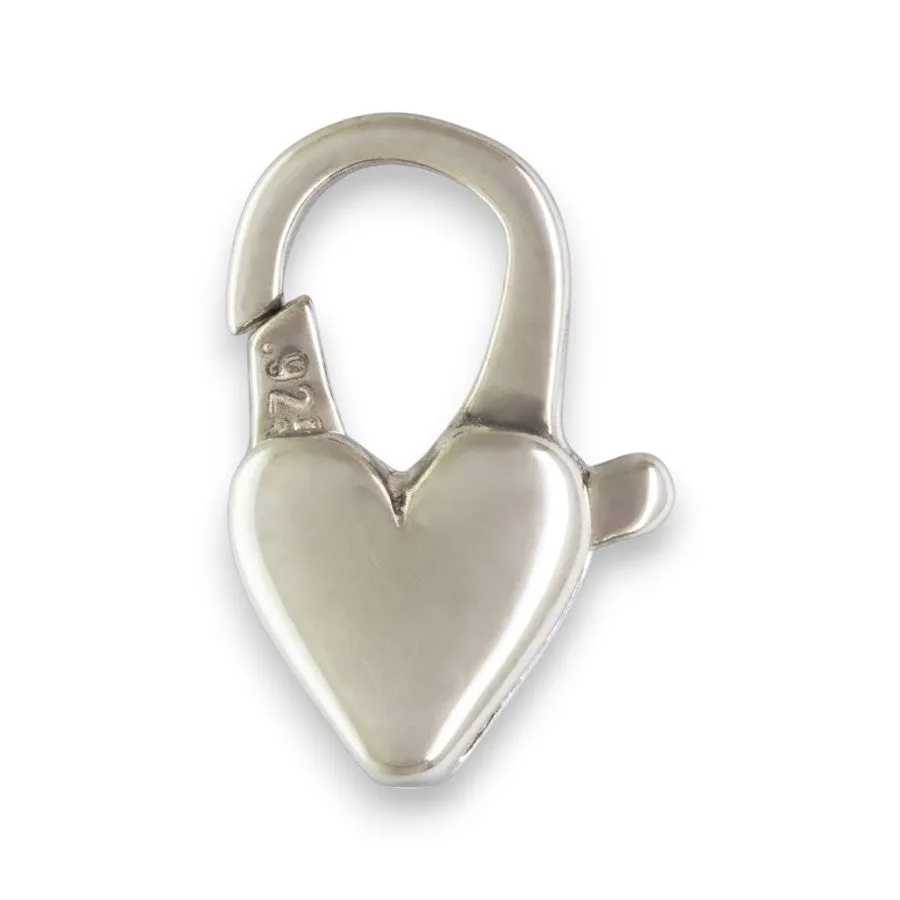 🆕🔗 Heart Clasp in Sterling Silver