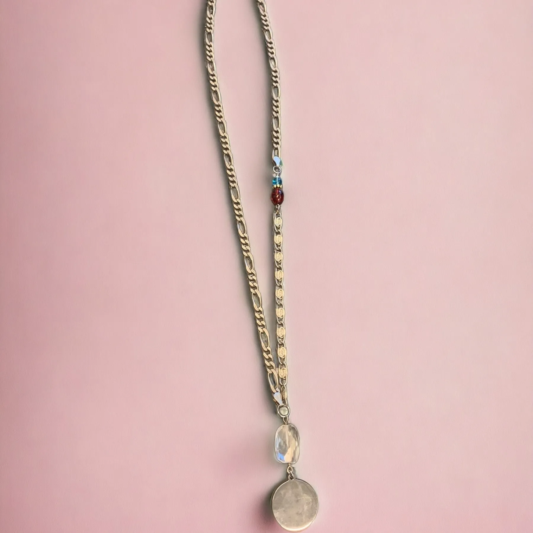 1 of 1 Stirling Silver Multiwear Czech Crystal Statement Necklace