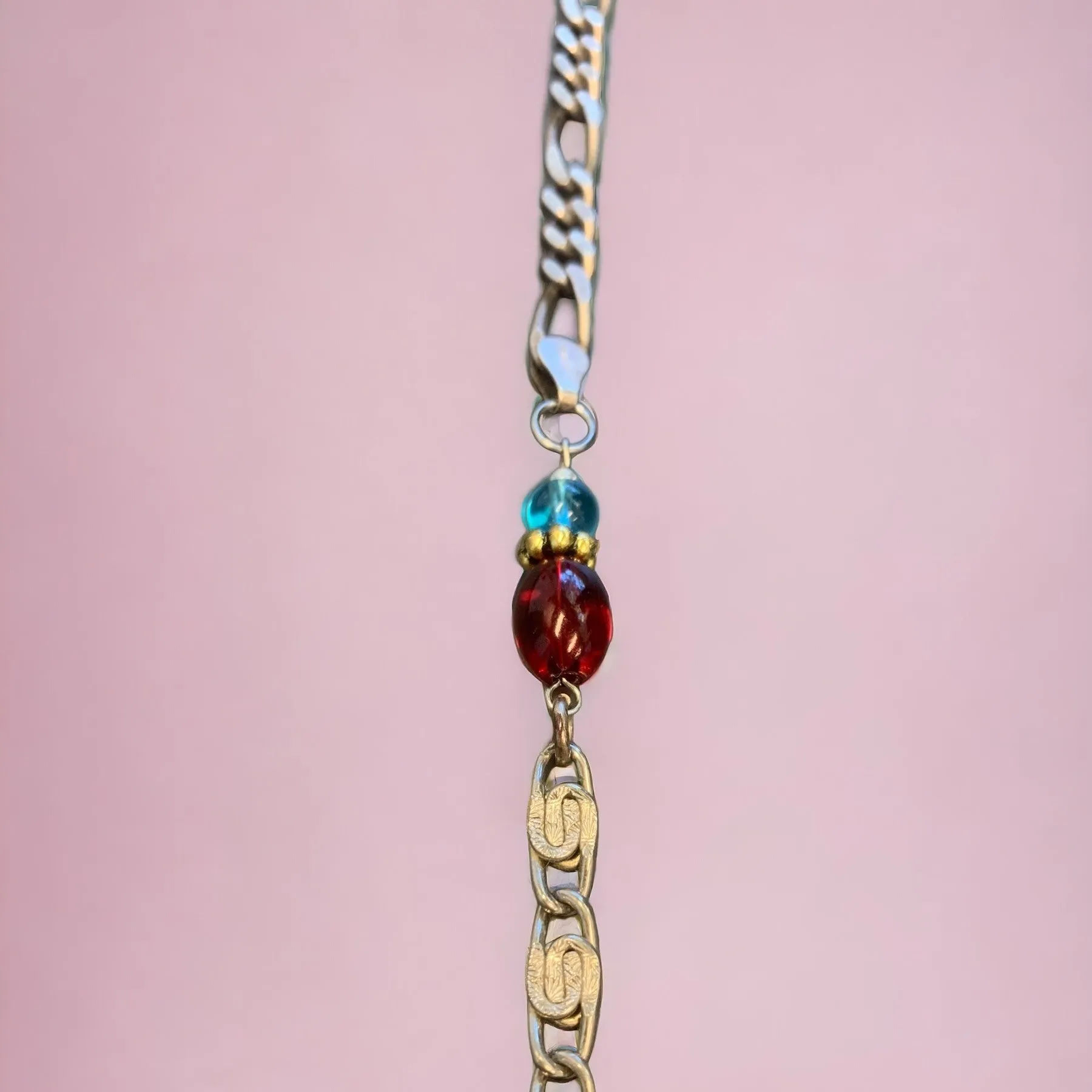 1 of 1 Stirling Silver Multiwear Czech Crystal Statement Necklace