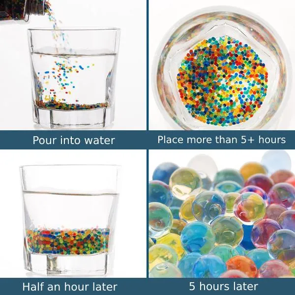 [10000] White Gel Balls Gel Ball Blaster 7-8mm