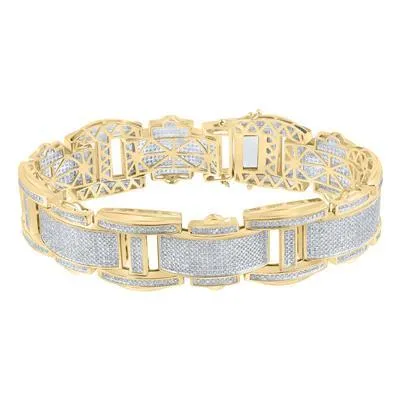 10k 3.0ct Diamond Fashion Bracelet