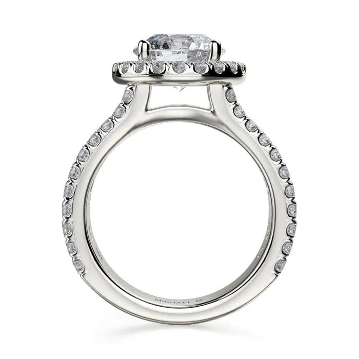 1.40ctw Diamond Halo Engagement Ring