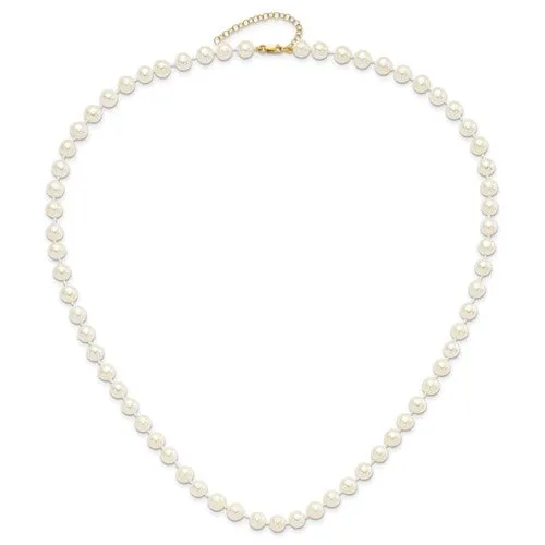 14k Cultured Pearl Necklace, Bracelet & Earrings Set