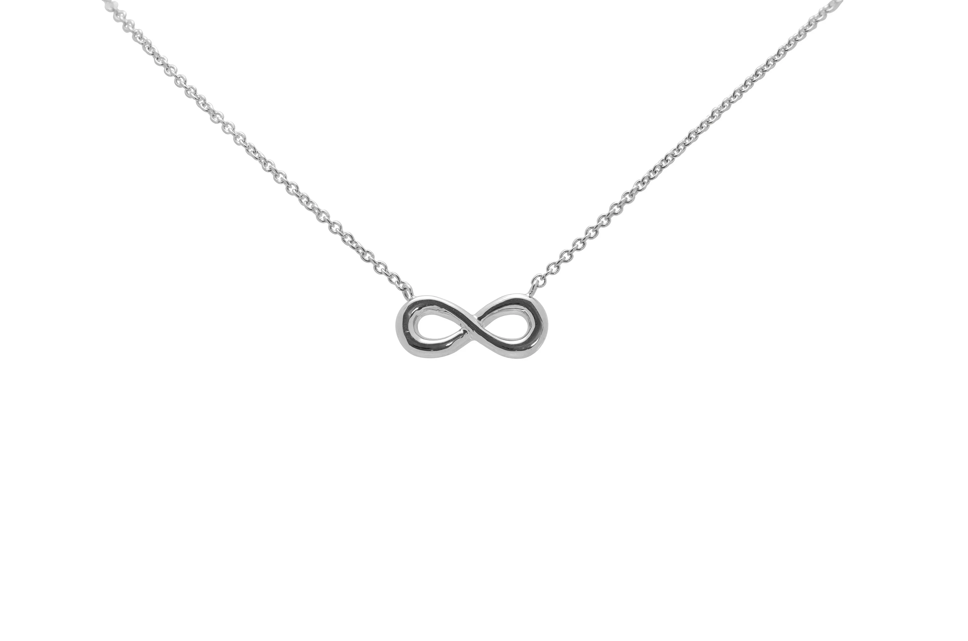 14K Solid Infinity Necklace