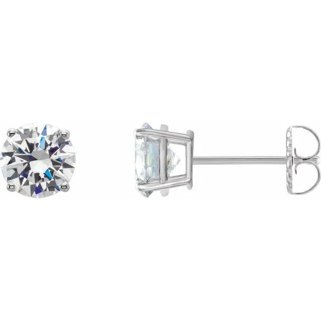 14K White 2 CTW Lab-Grown Diamond Stud Earrings