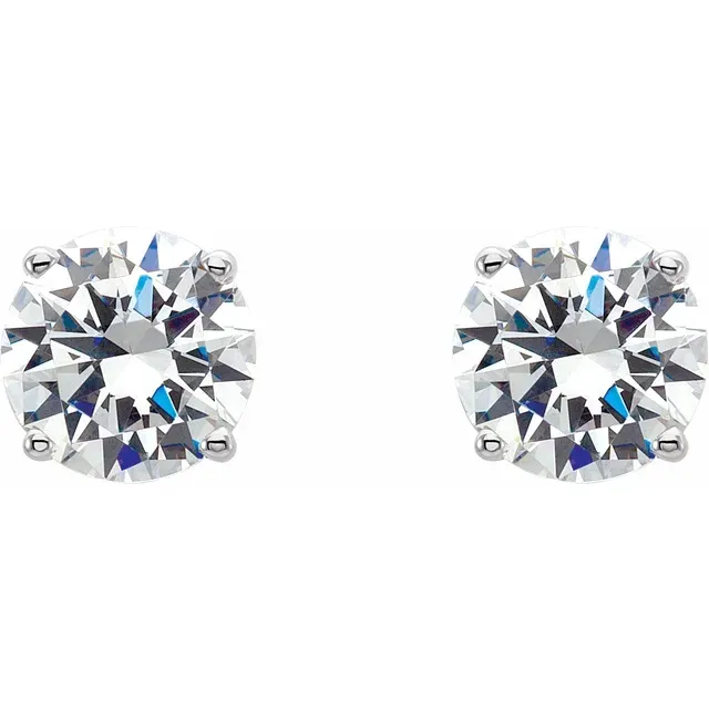 14K White 2 CTW Lab-Grown Diamond Stud Earrings