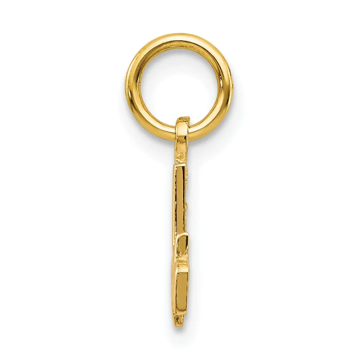14k Yellow Gold #1 Grandpa Charm Pendant