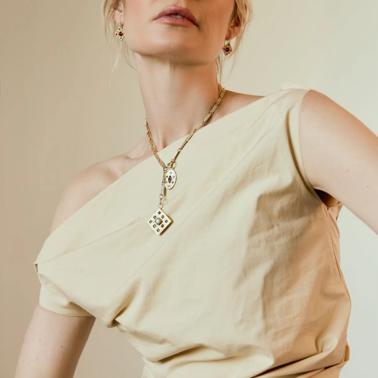14K Yellow Gold Oval Link Necklace
