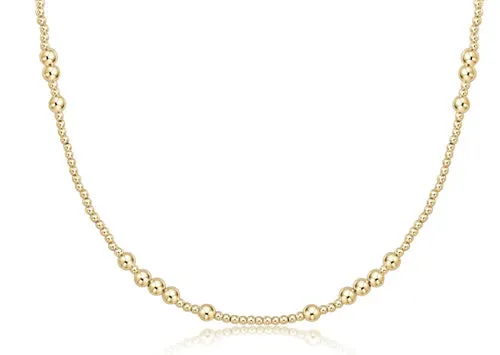 17" Choker Hope Unwritten 4mm Gold