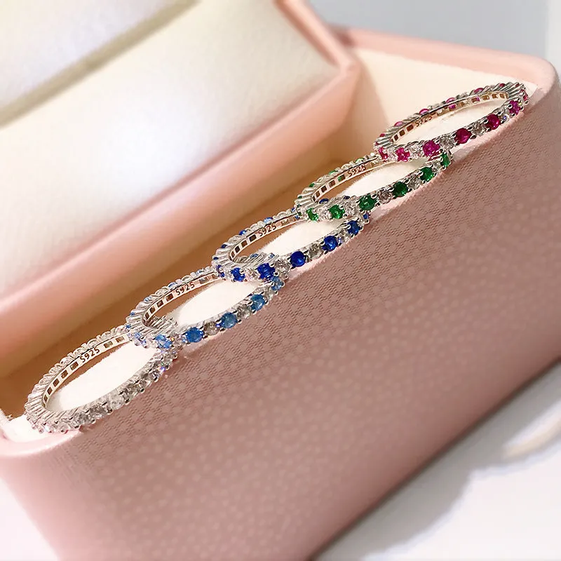 1Ct Moissanite Gemstone Engagement Ring Bridal Women Fine Jewelry