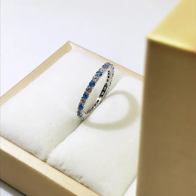 1Ct Moissanite Gemstone Engagement Ring Bridal Women Fine Jewelry