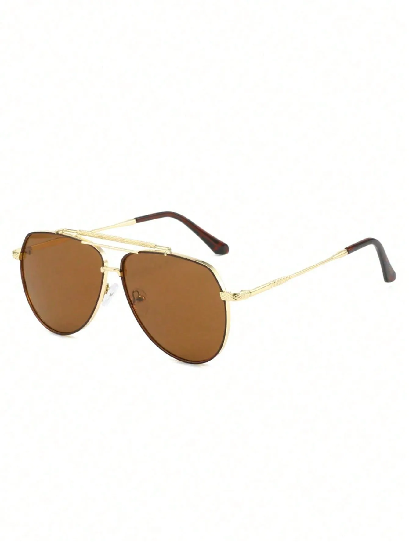 1pc Metal Aviator Sunglasses