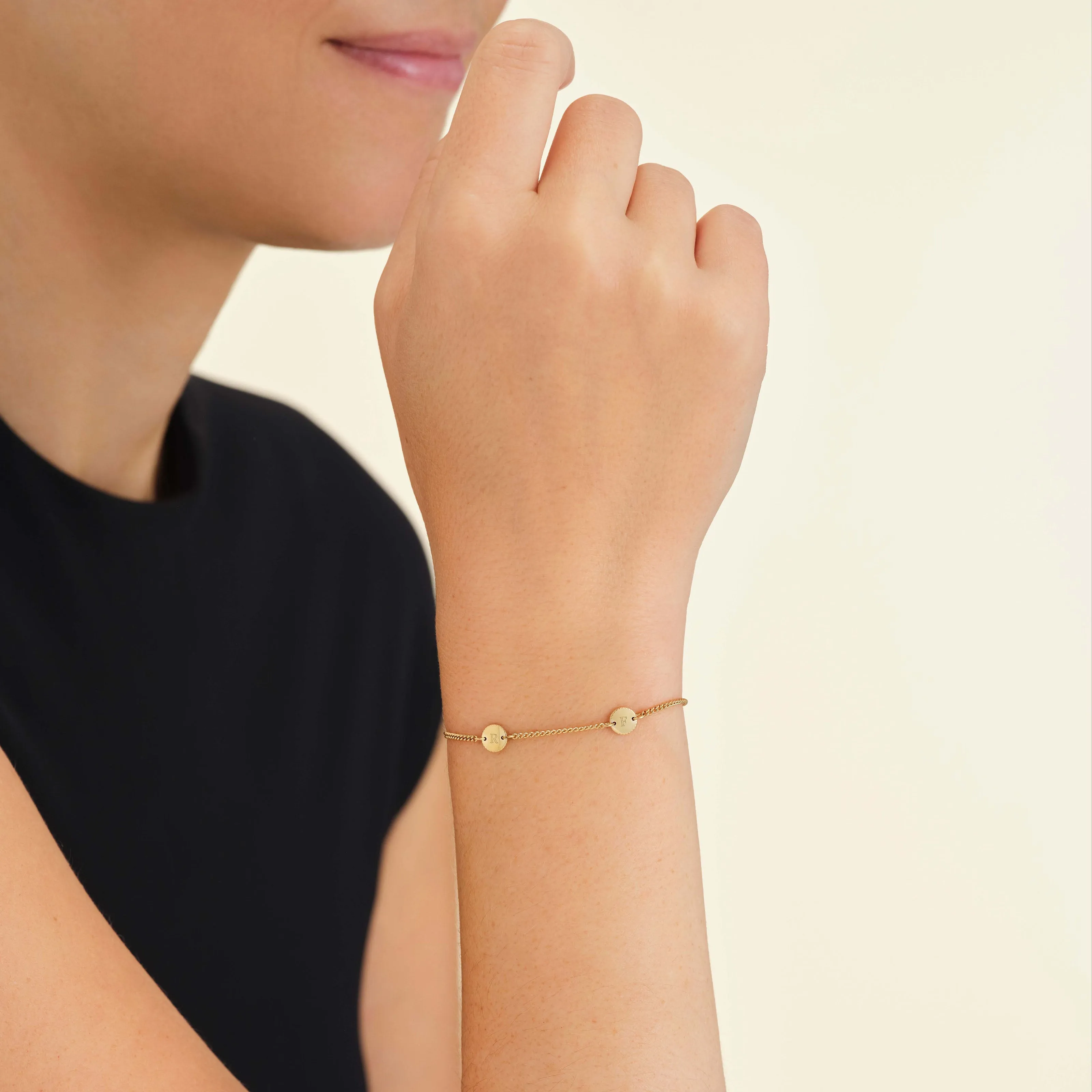 2 Coin Bracelet
