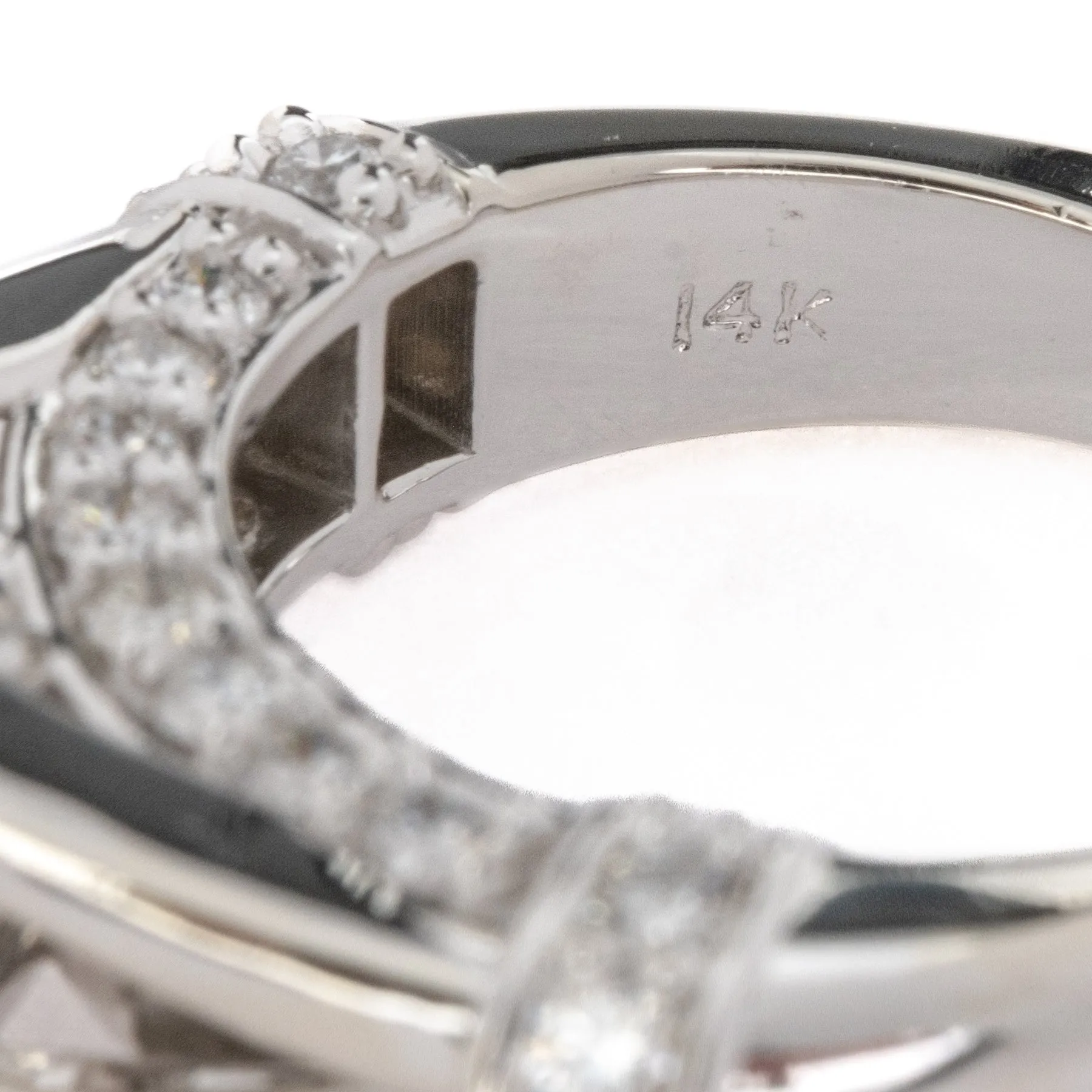 2.07ctw Princess Diamond Engagement Ring in 14K White Gold