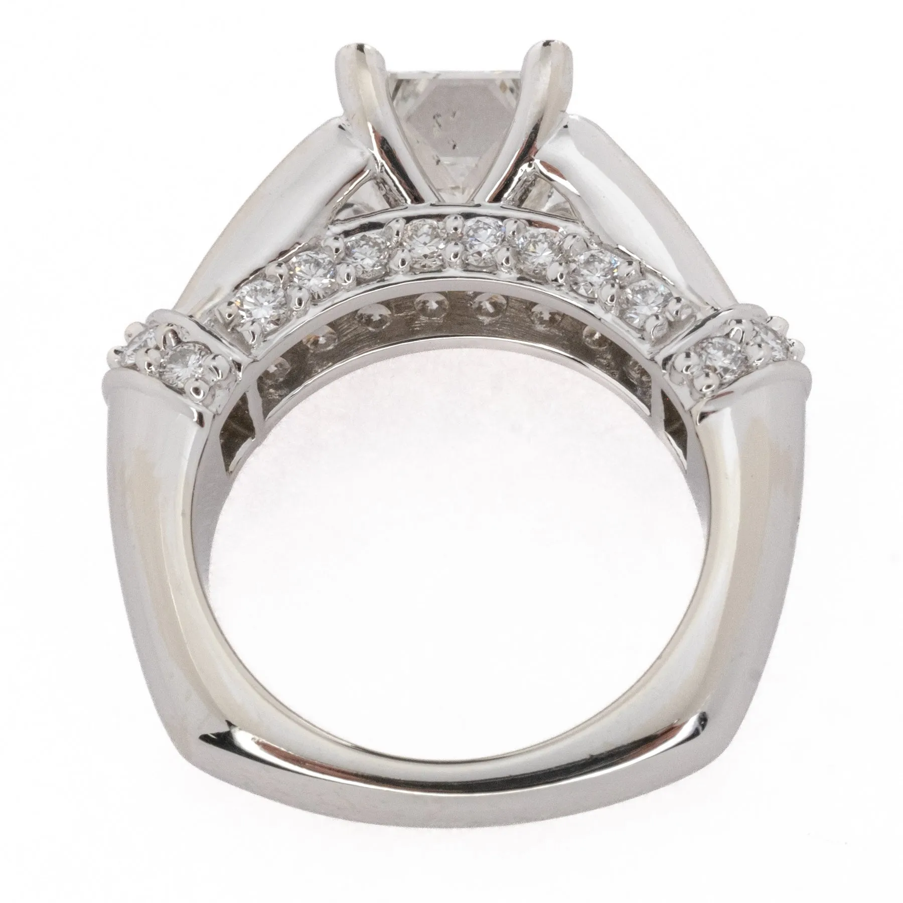 2.07ctw Princess Diamond Engagement Ring in 14K White Gold