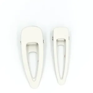 2Pc Matte Grip Clips - Buff