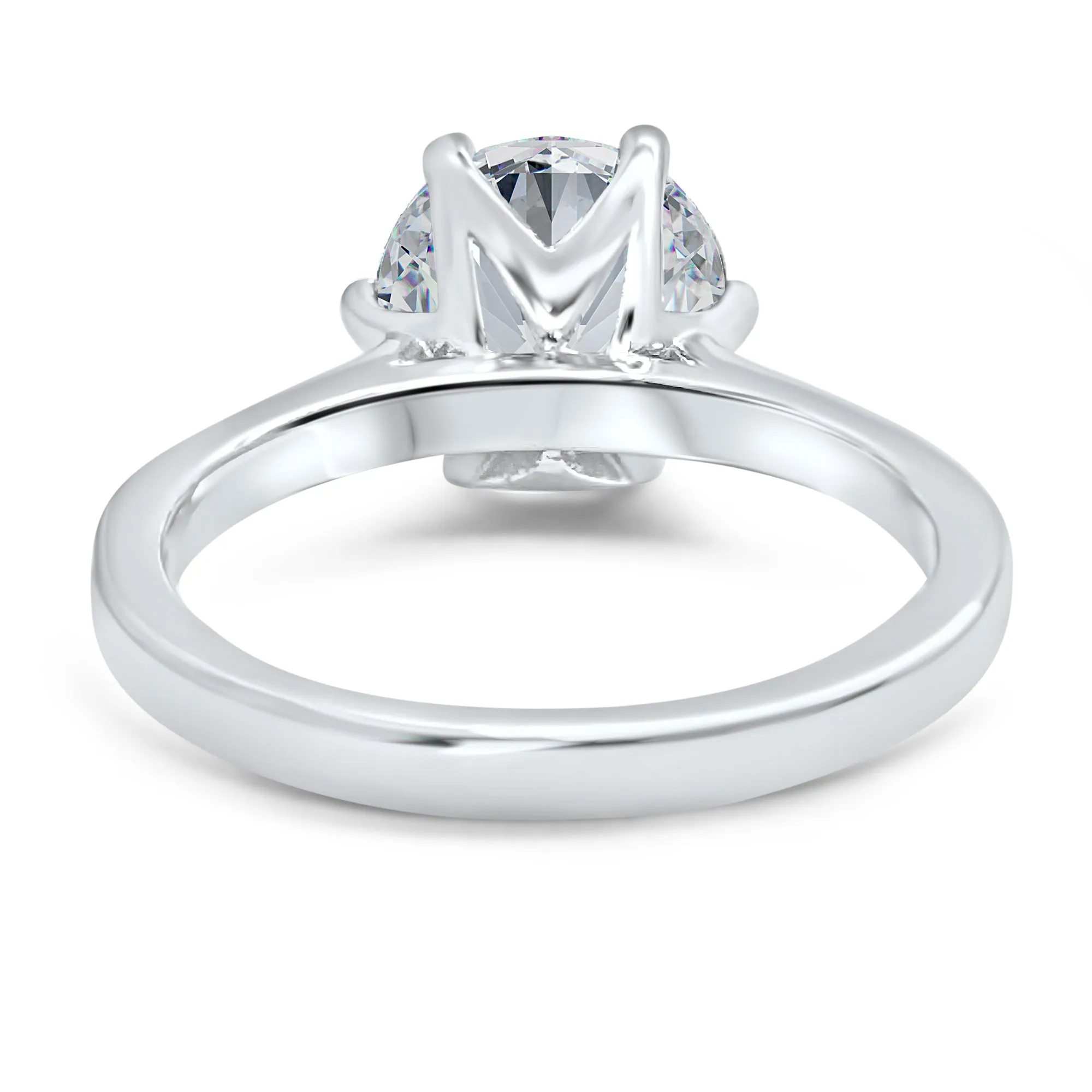3 Carat Round Solitaire Engagement Ring | 6 Prong | IGI Certified F/VS2 | 14k White, Rose, or Yellow Gold