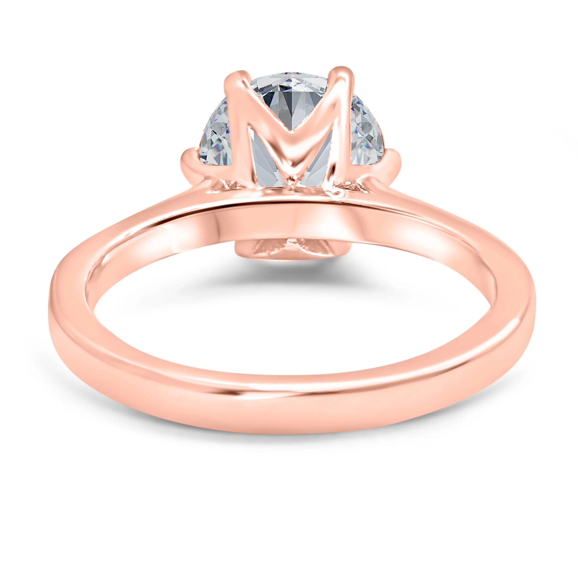 3 Carat Round Solitaire Engagement Ring | 6 Prong | IGI Certified F/VS2 | 14k White, Rose, or Yellow Gold