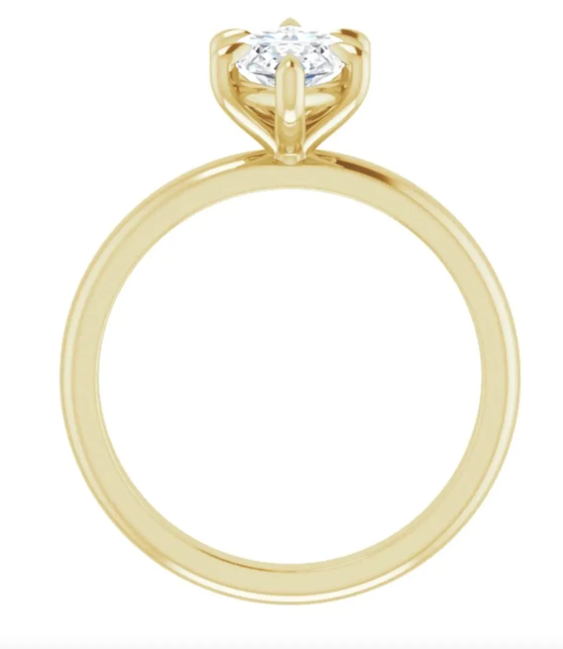 3.02CT Marquise Lab Grown Diamond Solitaire Engagement Ring
