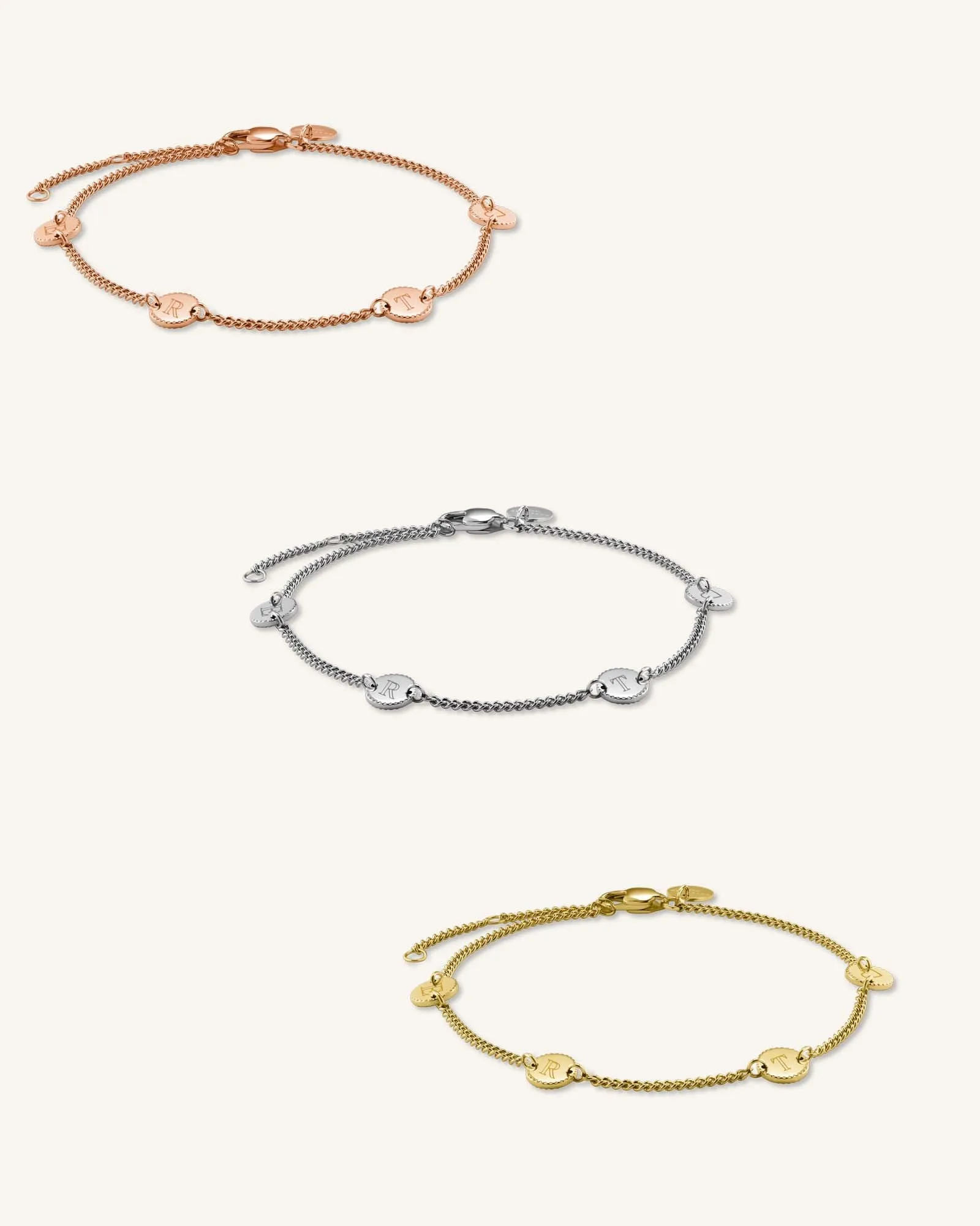 4 Coin Bracelet