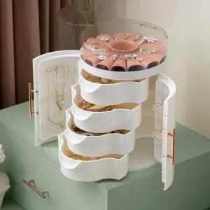 5 Layer Makeup Jewellry Organizer Storage Box