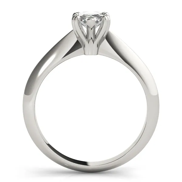 6-Prong Marquise Solitaire 14k Yellow Gold Moissanite Engagement Ring