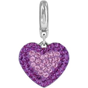 86502 Swarovski BeCharmed Pave Heart Charm