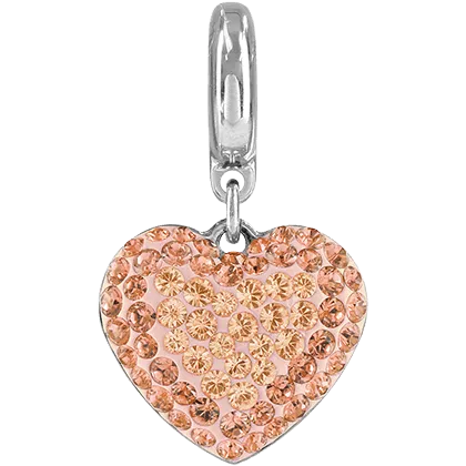 86502 Swarovski BeCharmed Pave Heart Charm