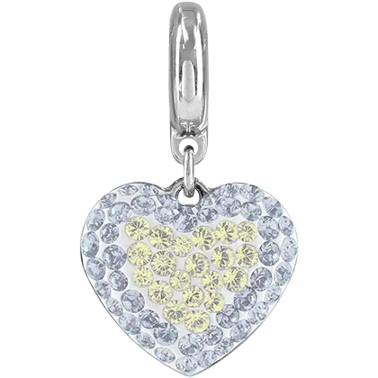 86502 Swarovski BeCharmed Pave Heart Charm