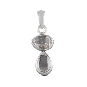 925 Silver Herkimer Diamond Pendant