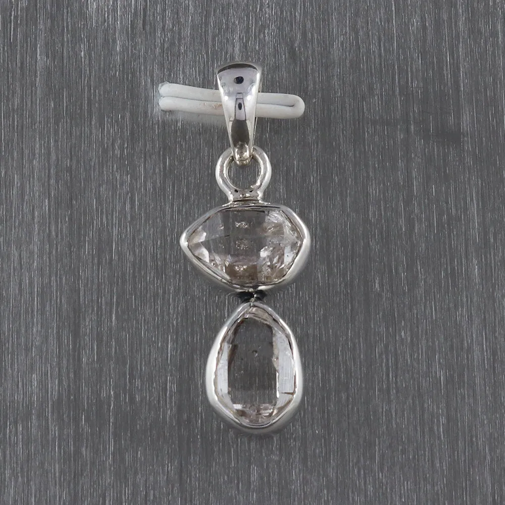 925 Silver Herkimer Diamond Pendant