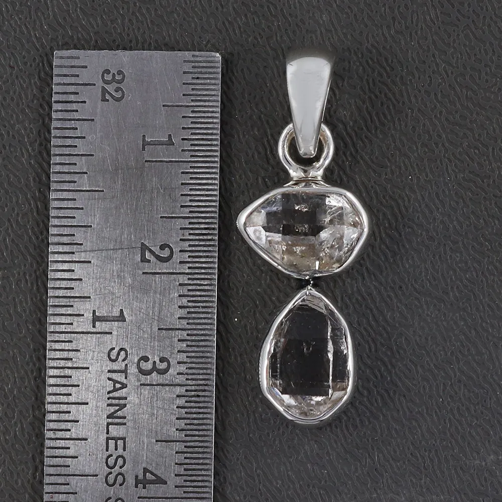 925 Silver Herkimer Diamond Pendant