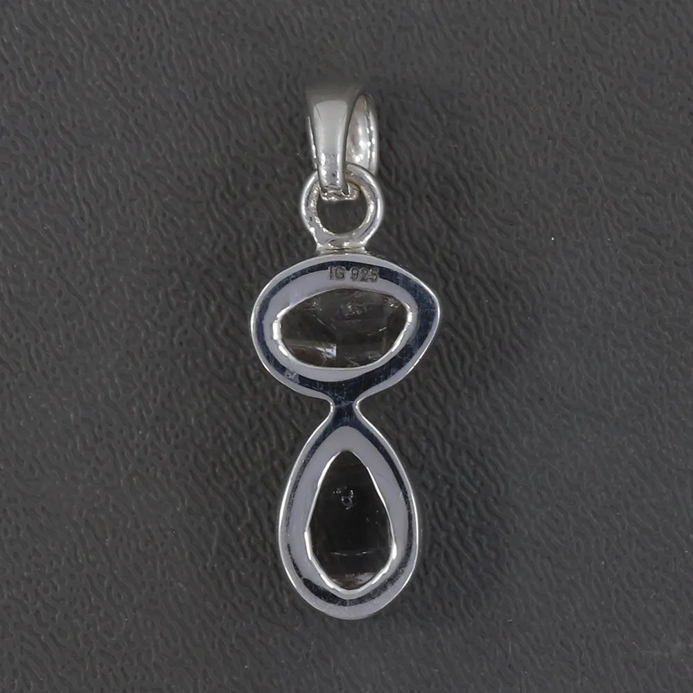 925 Silver Herkimer Diamond Pendant