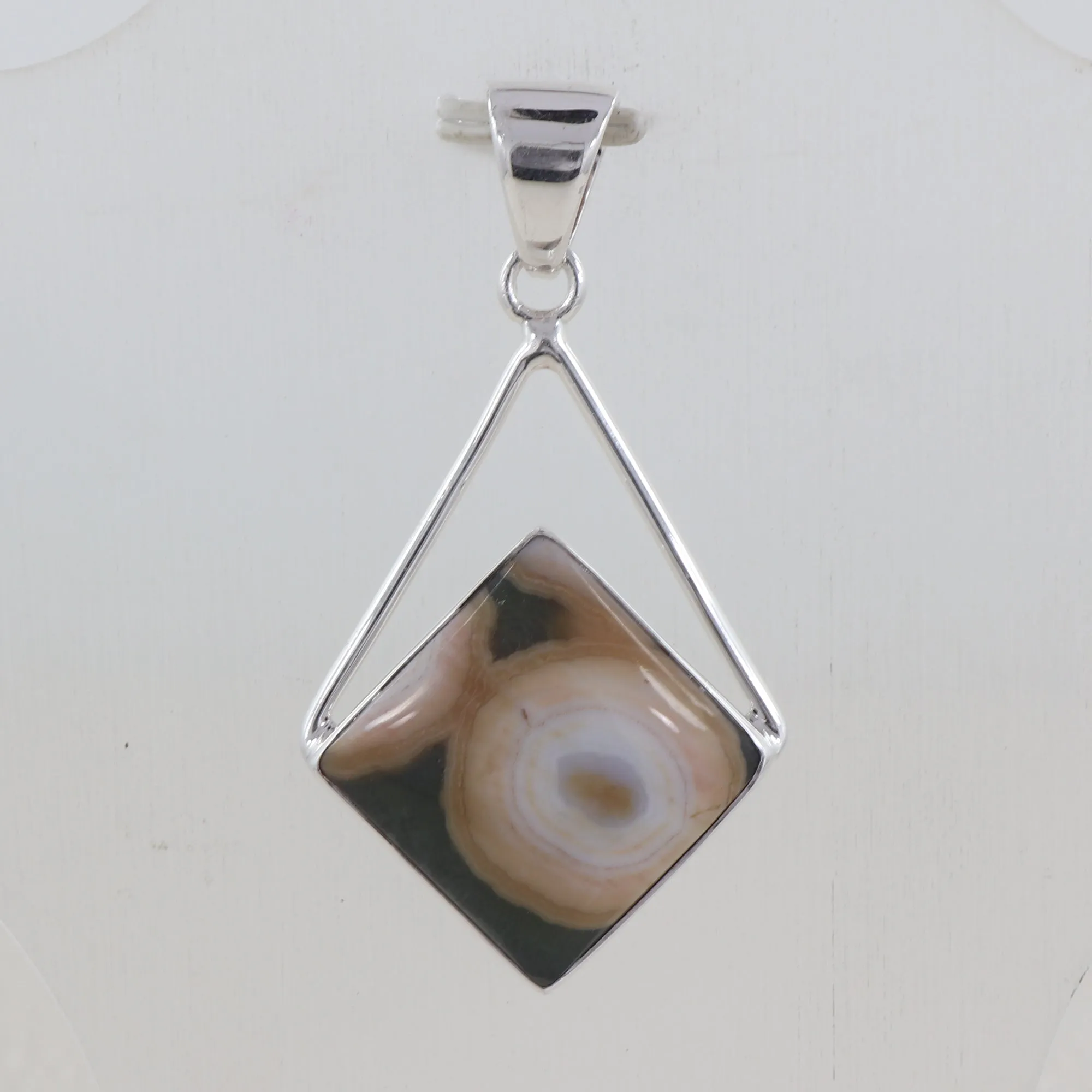 925 Silver Ocean Jasper Pendant