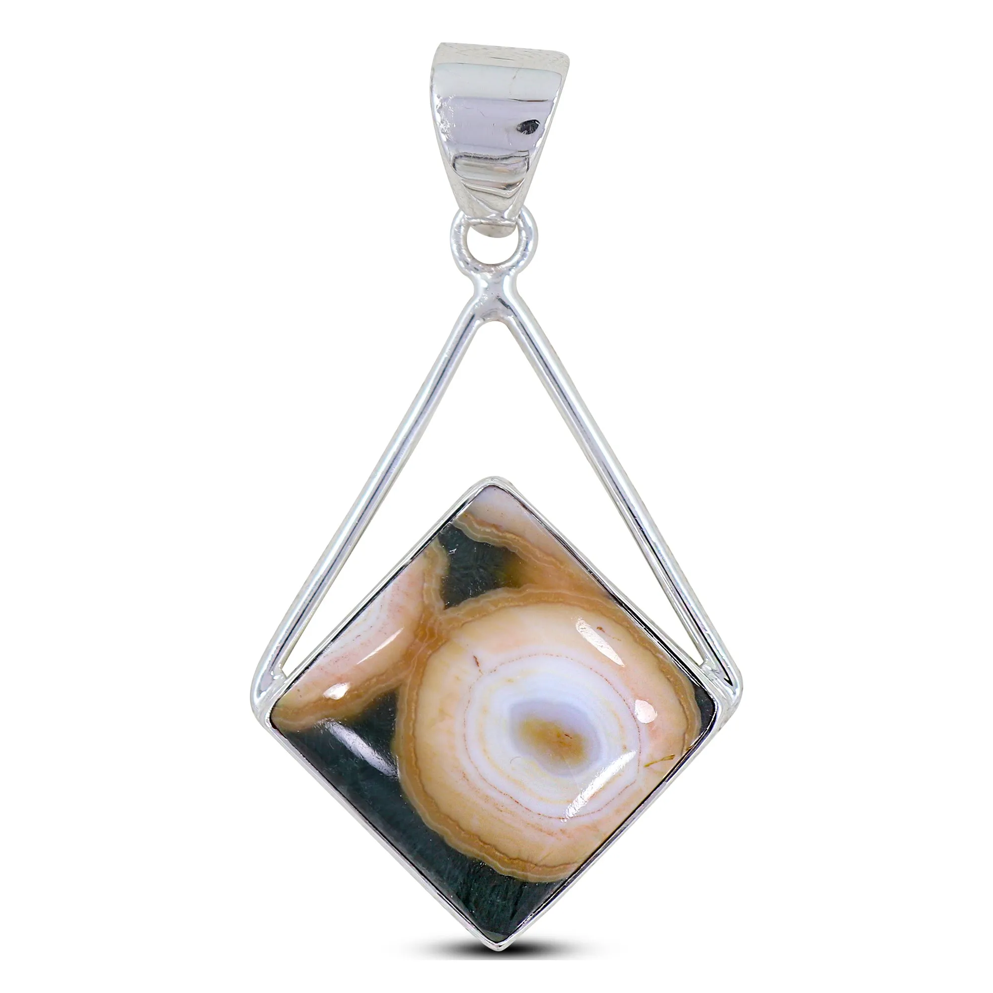925 Silver Ocean Jasper Pendant