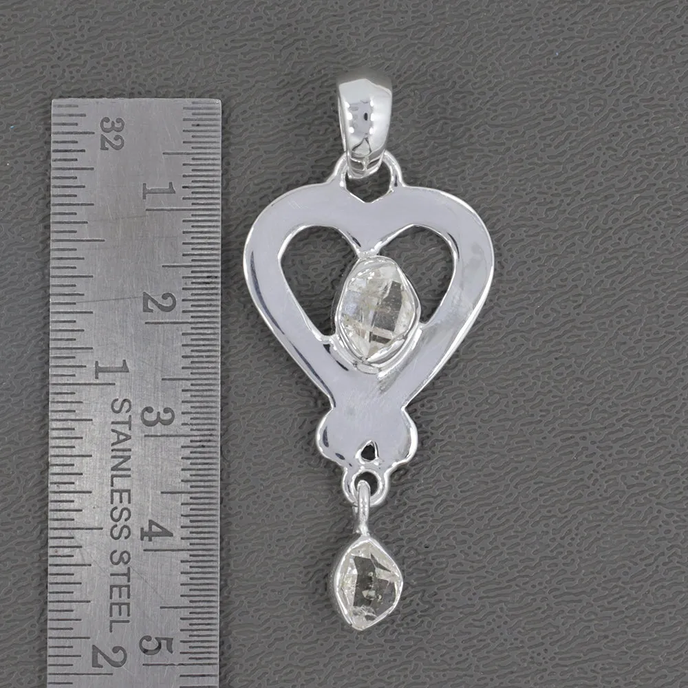 925 Starling Silver Herkimer Diamond Pendant