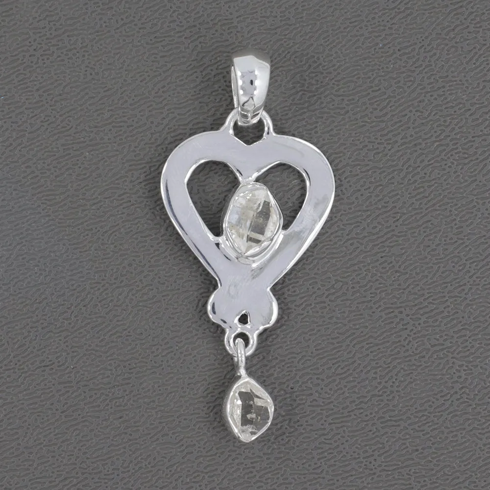 925 Starling Silver Herkimer Diamond Pendant