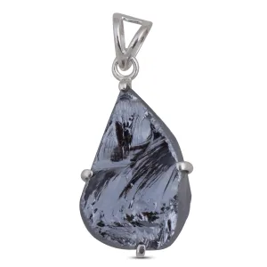 925 Starling Silver Rough Silicon Pendant