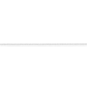 925 Sterling Silver Beaded Chain 1MM Thickness
