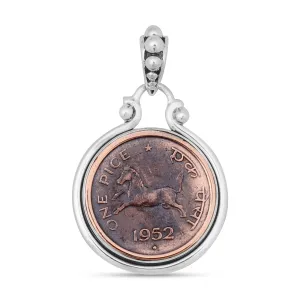 925 Sterling Silver Coin Pendant