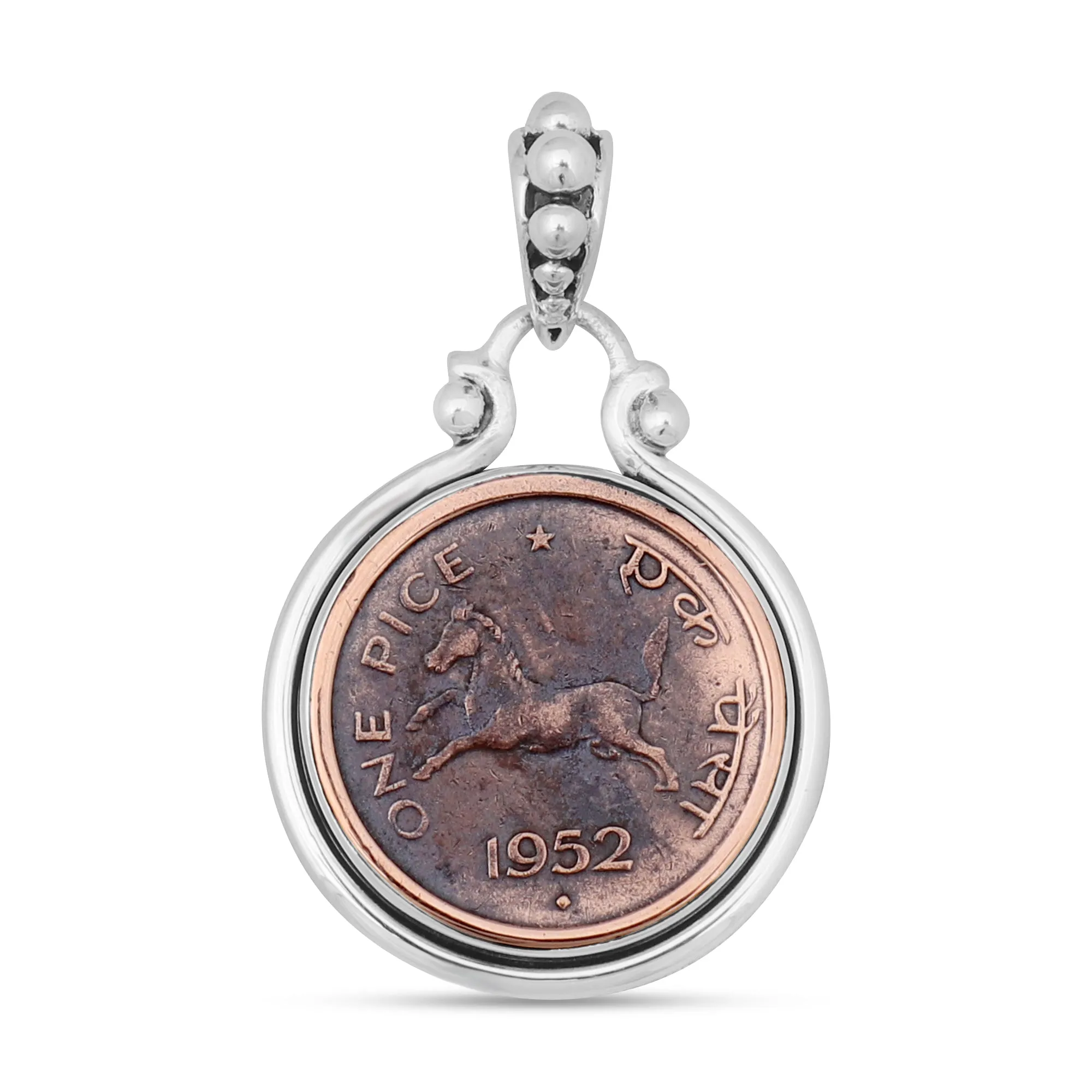 925 Sterling Silver Coin Pendant