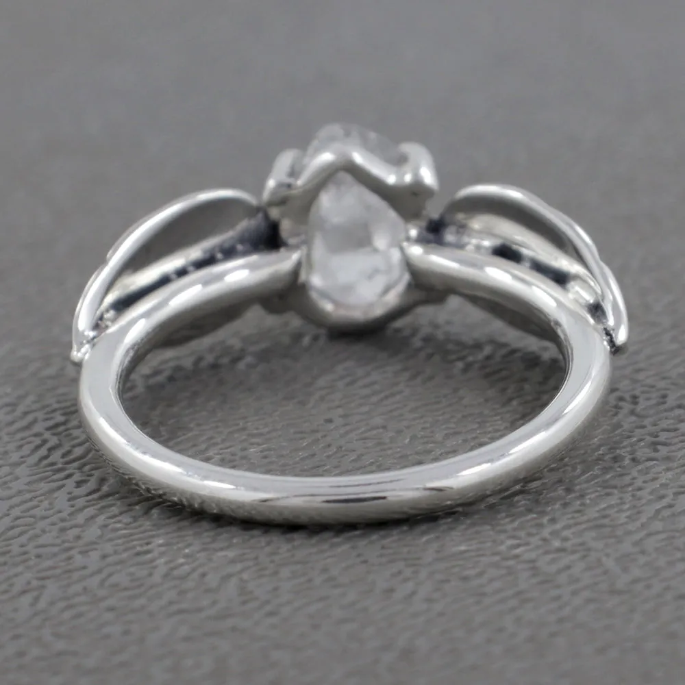 925 Sterling Silver Herkimer Diamond Ring