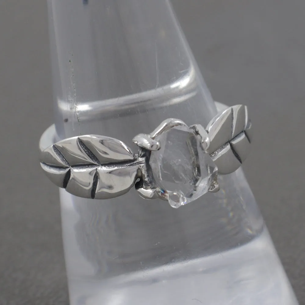 925 Sterling Silver Herkimer Diamond Ring