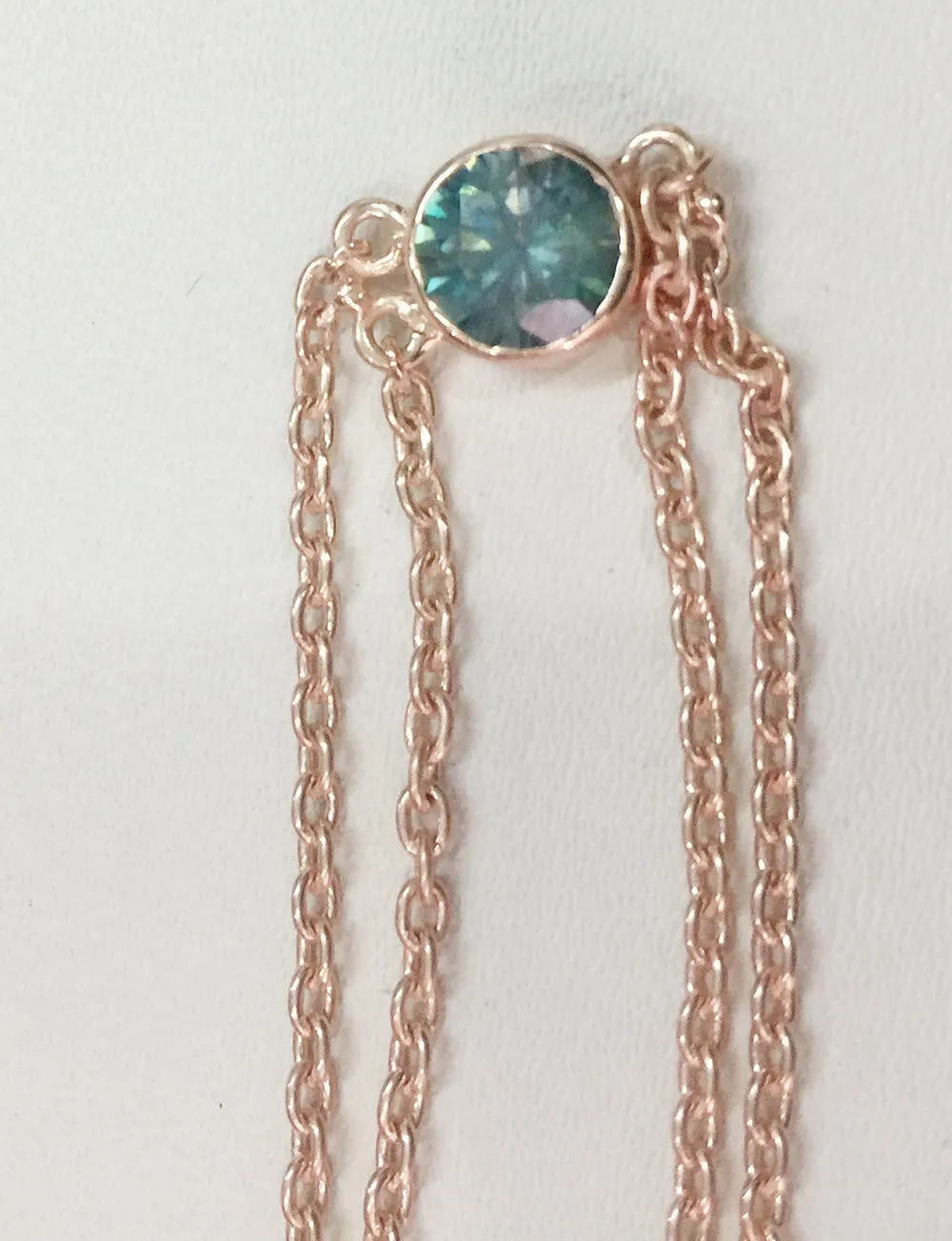 AAA Certified 0.89 Cts Blue Diamond Chain Bracelet,Women's Jewelry
