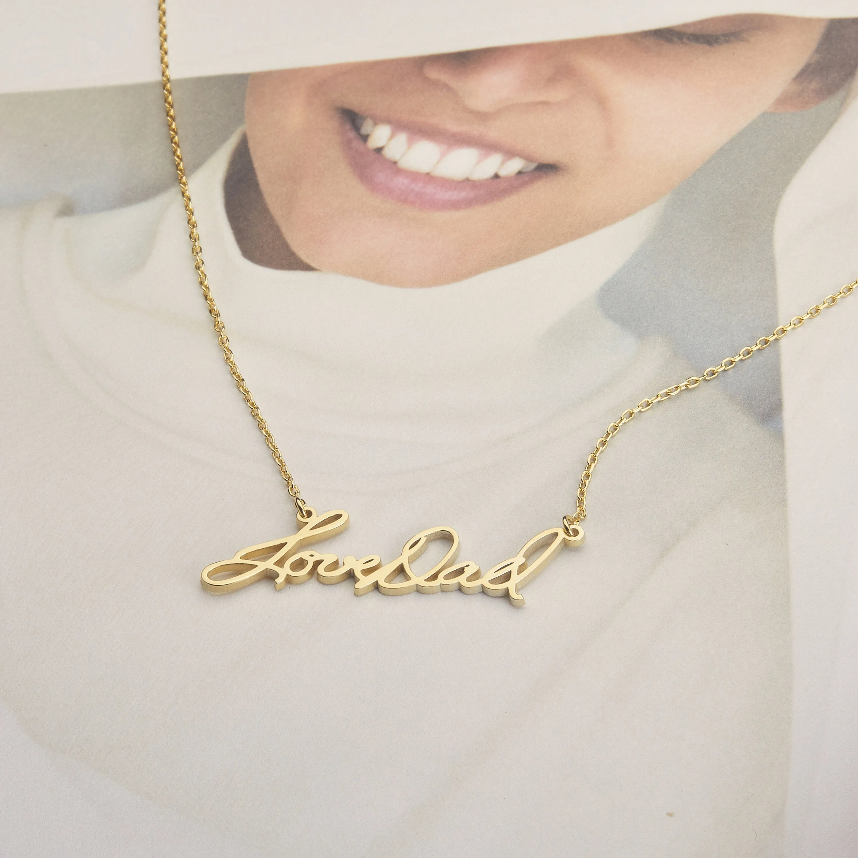 Actual Signature Necklace