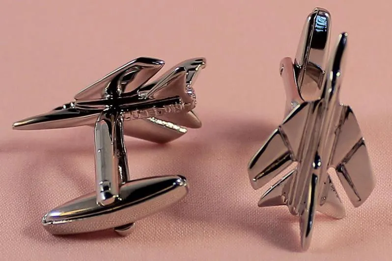 Airplane Fighter Jet Cufflinks