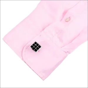 Albern Checkered Silver Black Cufflinks