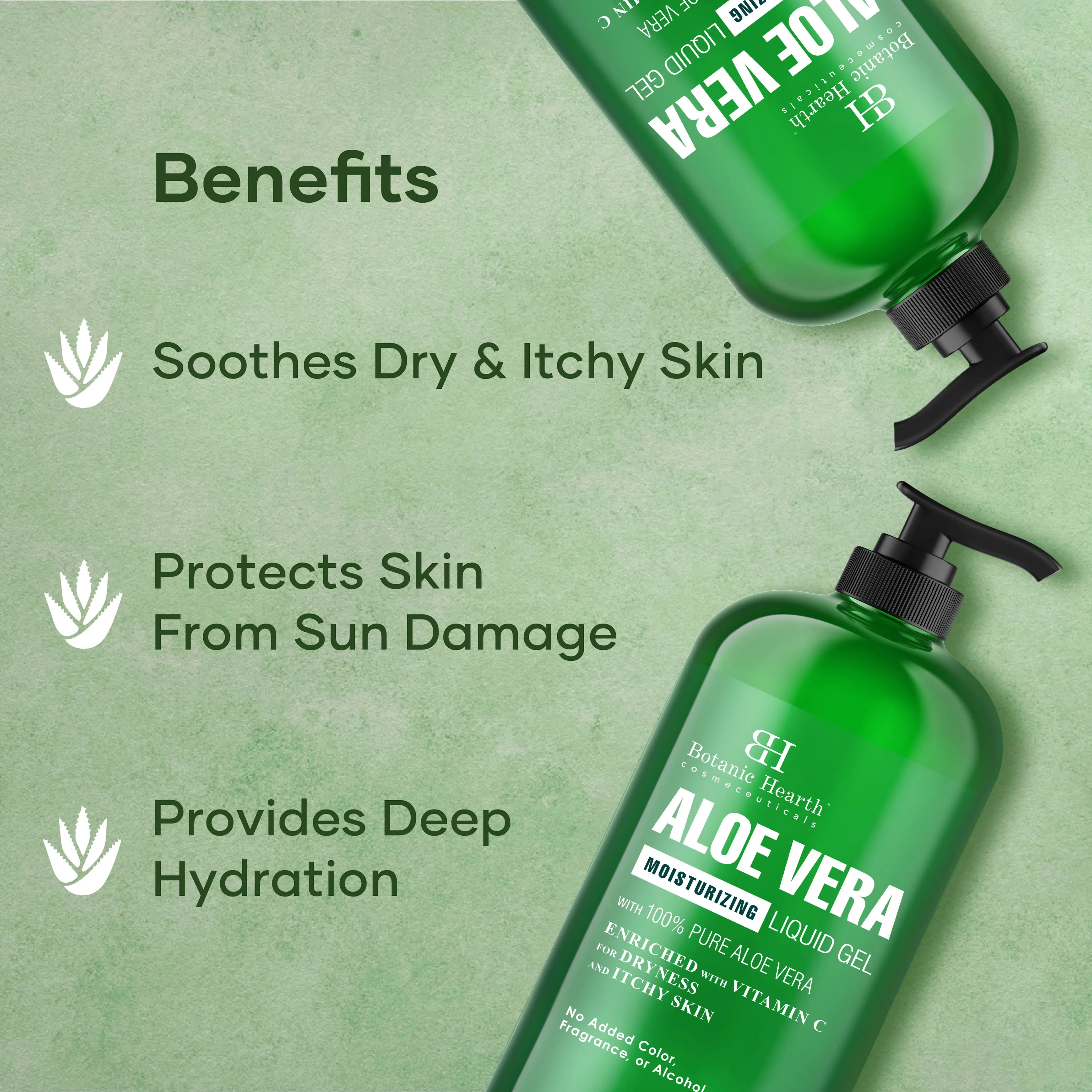 Aloe Vera Moisturizing Liquid Gel with Vit C | 16 fl oz