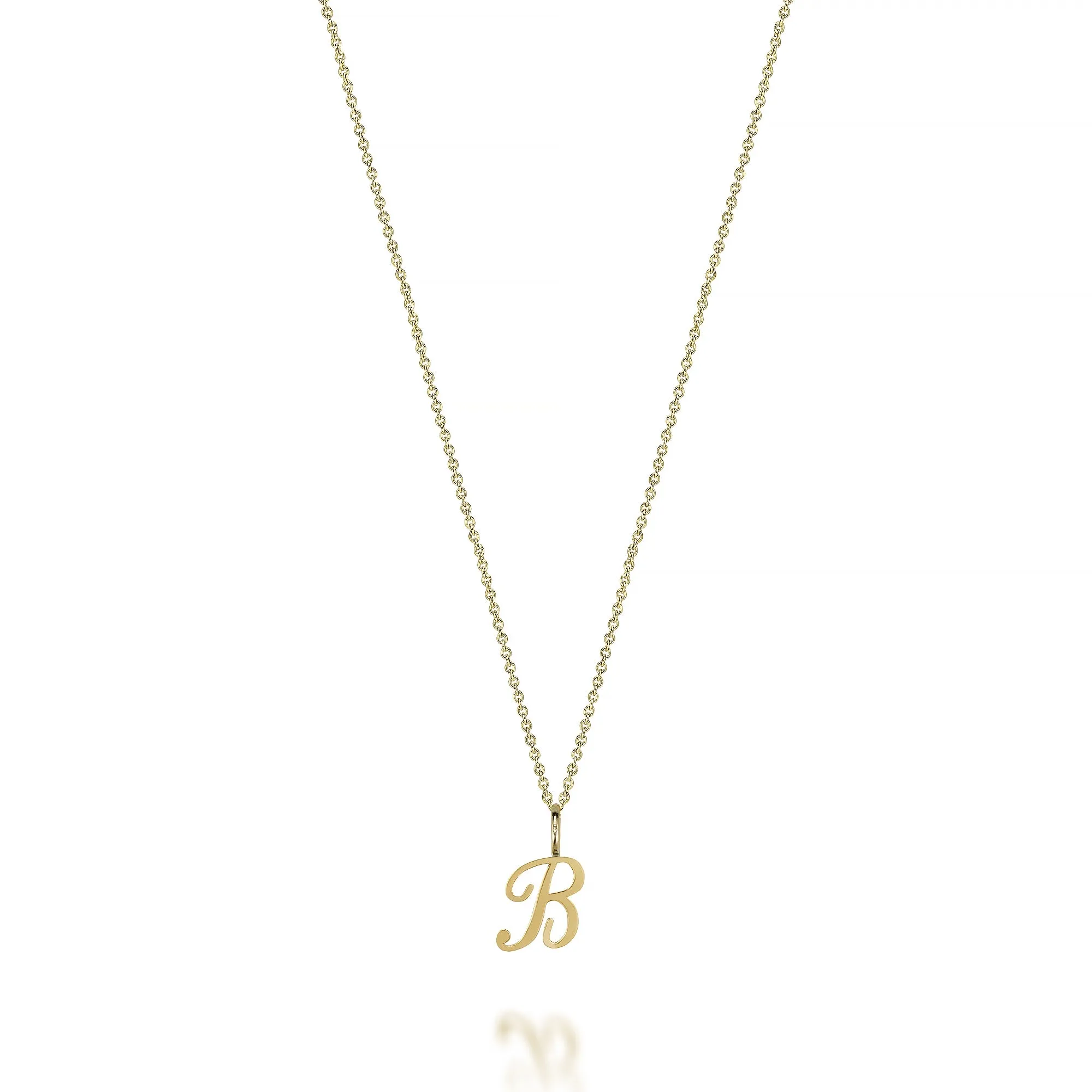 AMELIA SCRIPT INITIAL NECKLACE