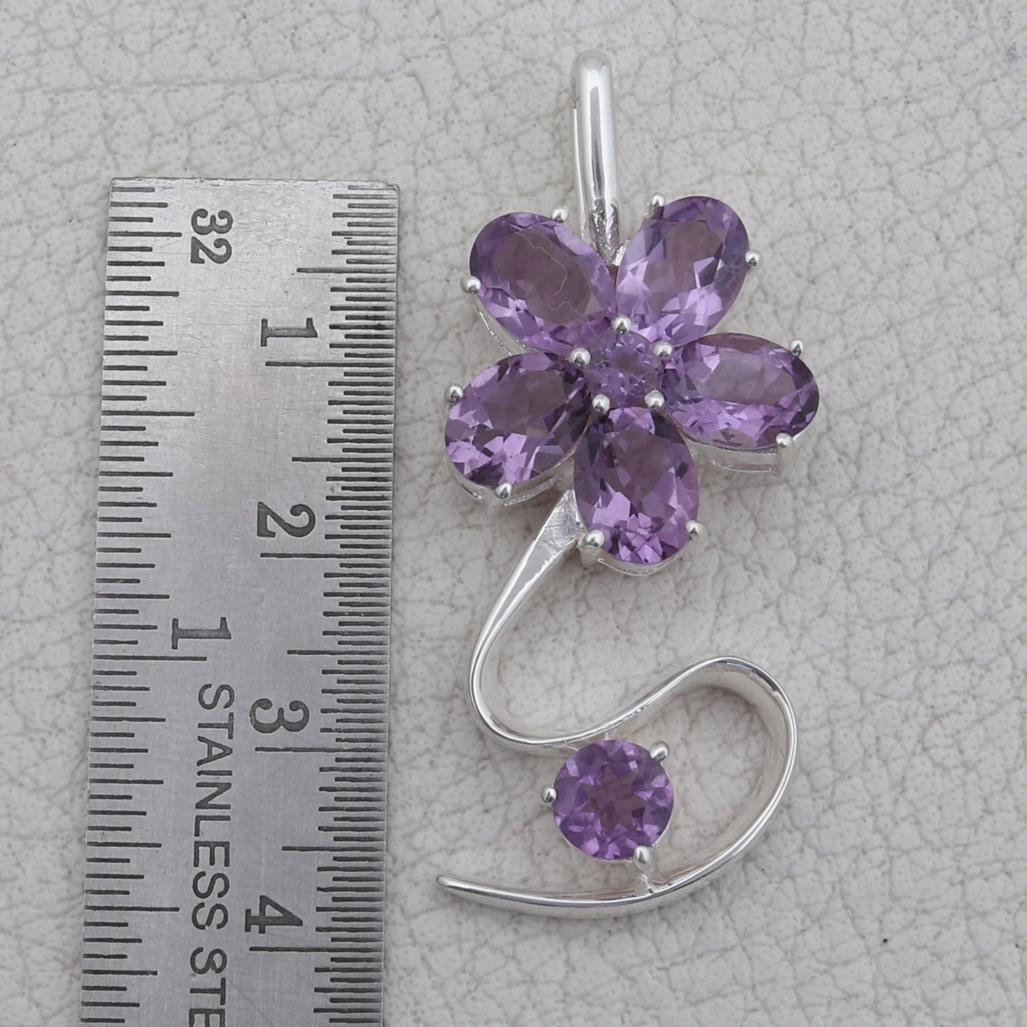 Amethyst 925 Silver Pendant